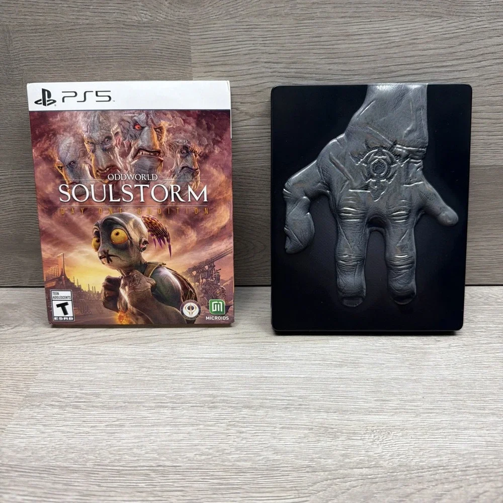 Oddworld Soulstorm Day One Oddition Sony Playstation 5 PS5 Excellent Condition
